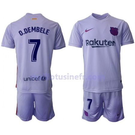 Maillot de Foot FC Barcelone O.Dembele 7 Extérieur 2021-22 - Enfant